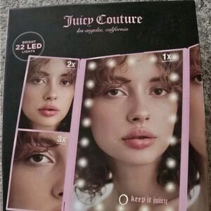 Juicy Couture Pink LED Light-Up Mirror